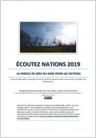 Ecoutez nations 2019 la parole de dieu du jour pour les nations miniacouv1